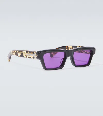 Jacques Marie Mage X Haider Ackermann Melchior Rectangular Sunglasses In Black