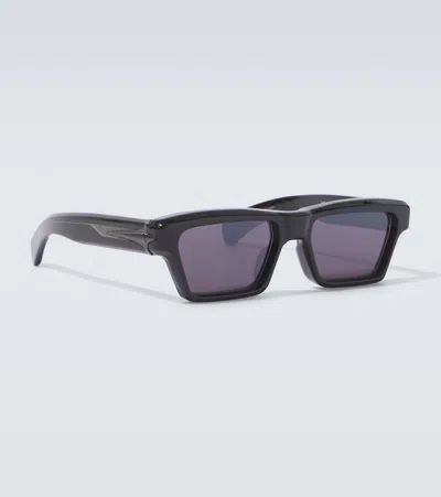 Jacques Marie Mage X Haider Ackermann Melchior Rectangular Sunglasses In Black