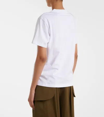 Loewe Printed Cotton T-shirt In White