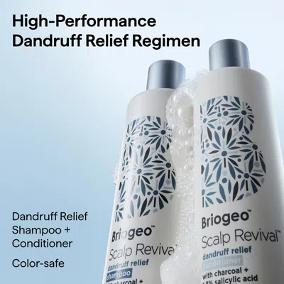 Briogeo Scalp Revival Dandruff Relief Shampoo With Salicylic Acid 8.4 Fl Oz/248 ml In Transparent
