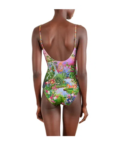 Camilla Scoop Neck One Piece With Scoop Back Turkish Delight In Multi