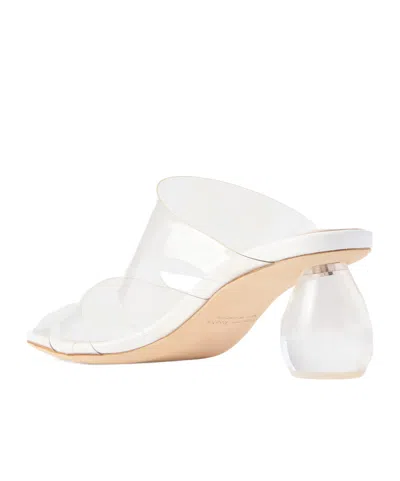 Simone Rocha Solid Mules In White