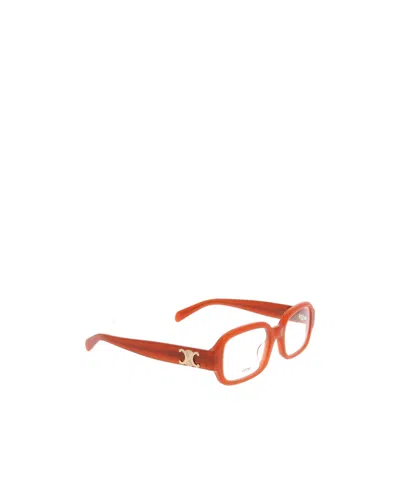 Celine Full Frame Plain Mirror In Orange
