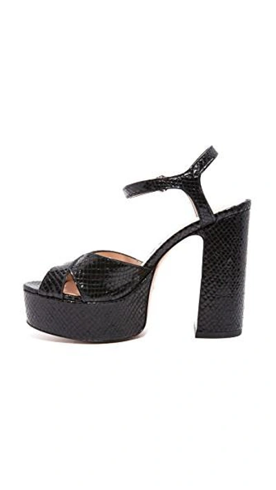 Shop Marc Jacobs Lust Platform Sandals In Black