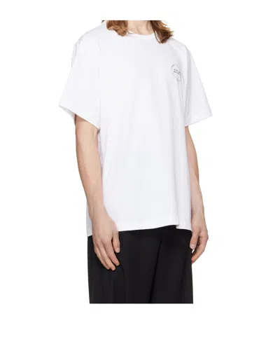 Helmut Lang Short-sleeved T-shirt In White