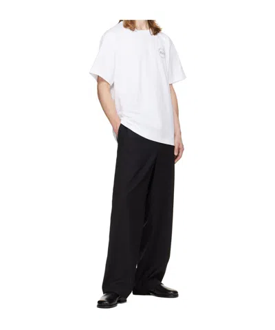 Helmut Lang Short-sleeved T-shirt In White