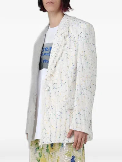 Msgm Blazer In White