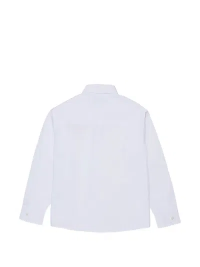 Dsquared2 로고 자수 버튼다운 셔츠 In White