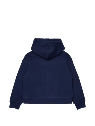 Dsquared2 로고 자수 후디 In Blue