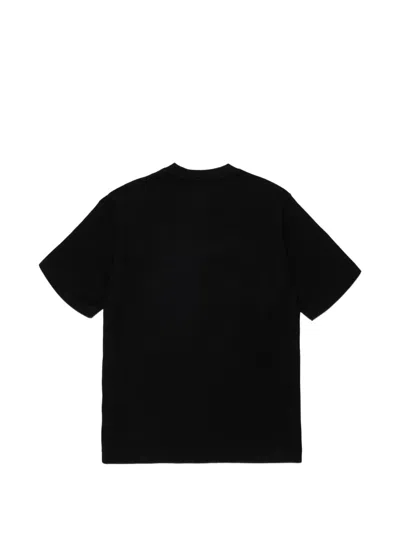 Diesel 로고 패치 반소매 티셔츠 In Black
