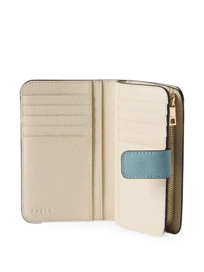 Furla Camelia Compact Wallet M In Blue