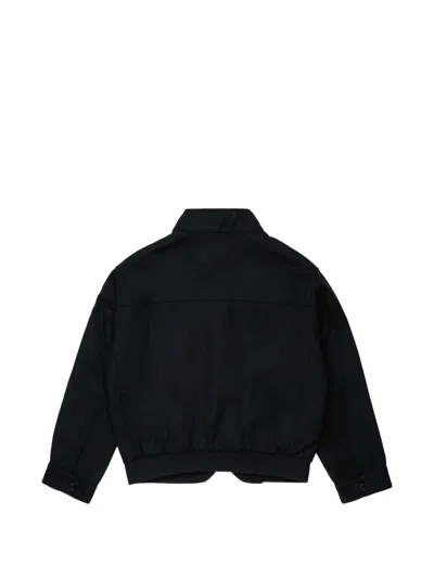 Dsquared2 로고 장식 봄버 재킷 In Black