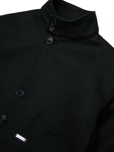 Dsquared2 로고 장식 봄버 재킷 In Black