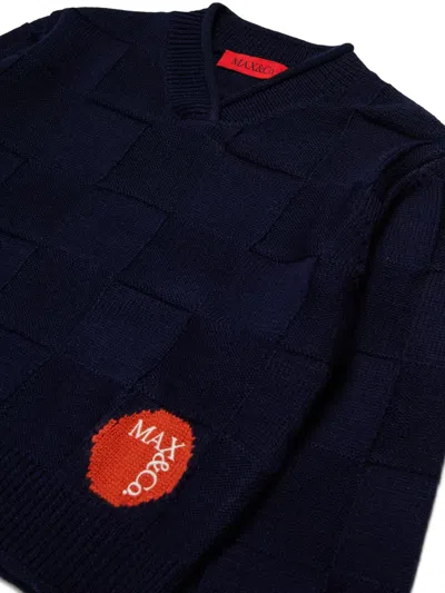 Max & Co 로고 패치 스웨터 In Black