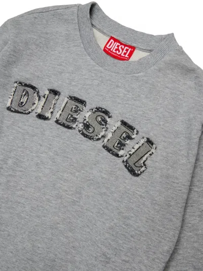 Diesel 로고 프린트 스웨터 In Multi