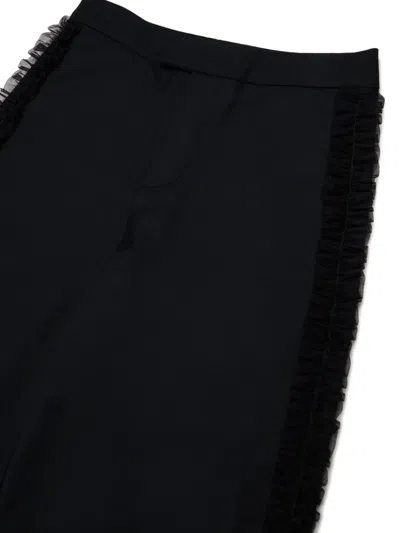 Dsquared2 러플 트리밍 팬츠 In Black