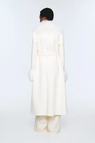 Ducie Lola Mongolian Jacket In Neutral