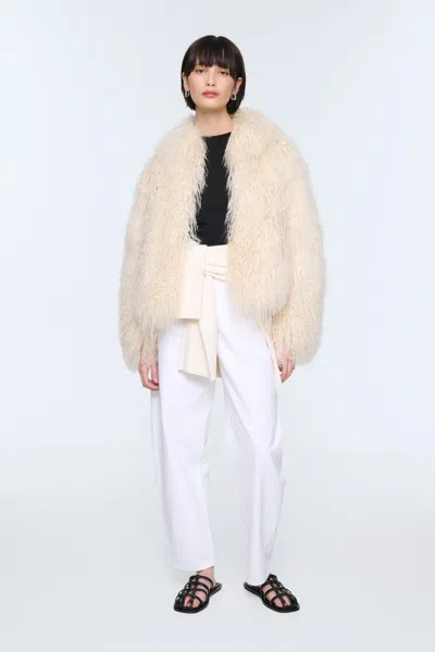 Ducie Rochelle Shearling Coat In Multi