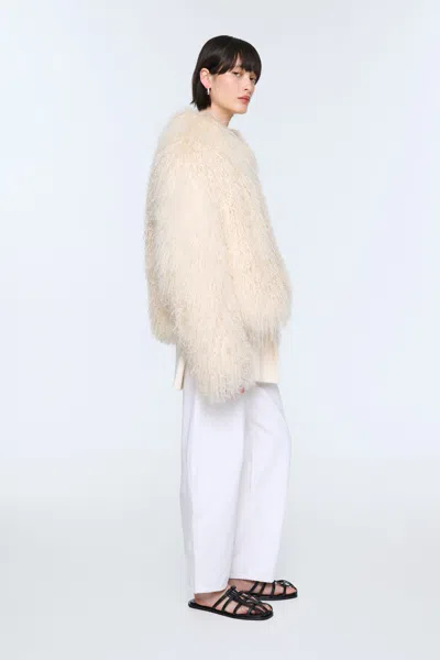 Ducie Rochelle Shearling Coat In Multi