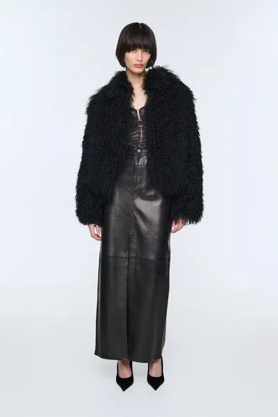 Ducie Rochelle Shearling Coat In Multi