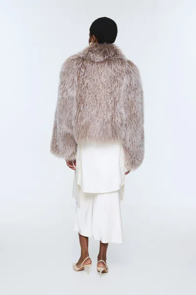 Ducie Rochelle Shearling Coat In Multi