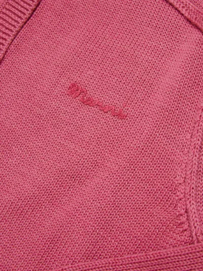 Marni 로고 자수 가디건 In Neutral