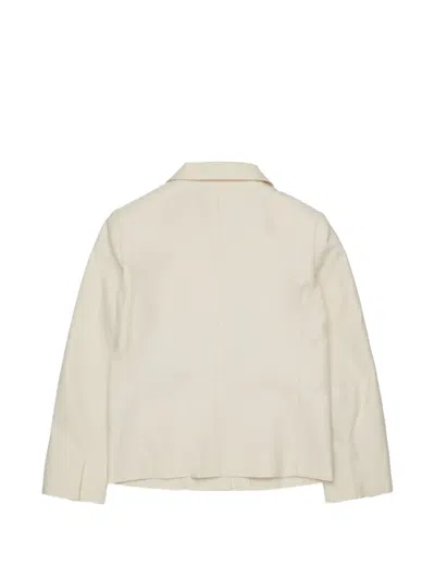 Max & Co 로고 자수 블레이저 In Neutral