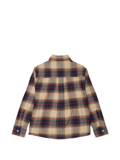 Dsquared2 체크 패턴 로고 장식 셔츠 In Multi