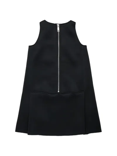 Max & Co 로고 프린트 민소매 드레스 In Black
