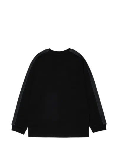 Diesel 로고 프린트 스웨트셔츠 In Black