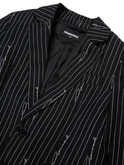 Dsquared2 핀스트라이프 블레이저 In Multi