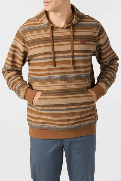 O'neill Men's Bavaro Stripe Pullover In Brown
