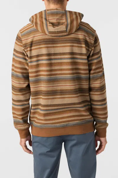 O'neill Men's Bavaro Stripe Pullover In Brown