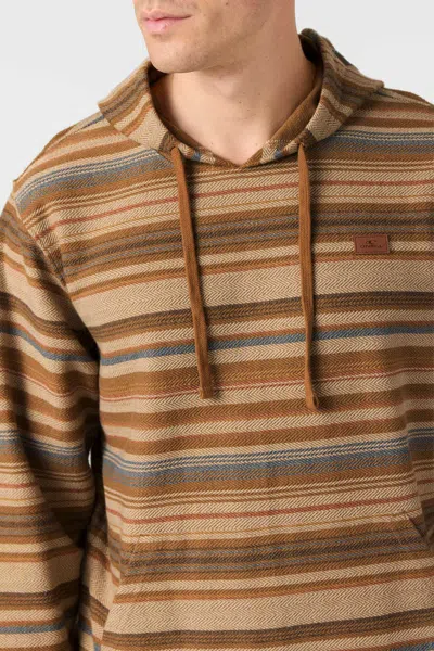 O'neill Men's Bavaro Stripe Pullover In Brown