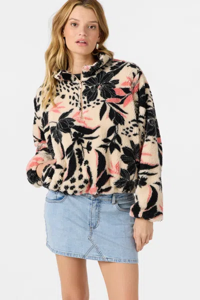 O'neill Kacey Half Zip Fleece Pullover In Multi
