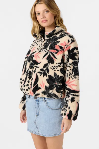 O'neill Kacey Half Zip Fleece Pullover In Multi