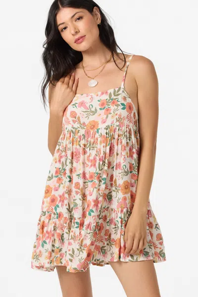 O'neill Juniors' Saltwater Solids Rilee Crinkle Cover-up Mini Dress In Multi