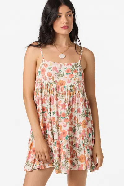 O'neill Juniors' Saltwater Solids Rilee Crinkle Cover-up Mini Dress In Multi