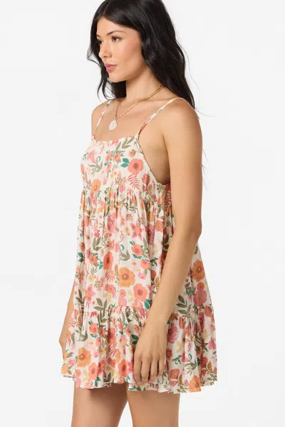 O'neill Juniors' Saltwater Solids Rilee Crinkle Cover-up Mini Dress In Multi