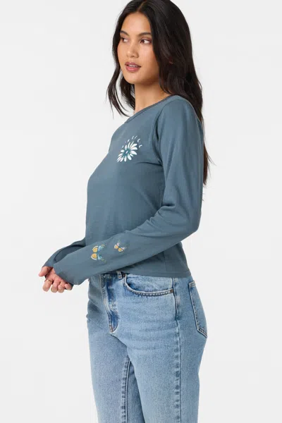O'neill Women's Pacific Bloom Long Sleeve T-shirt In Blue