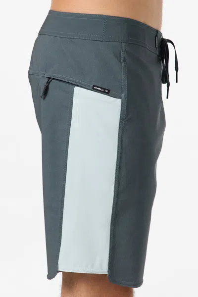 O'neill Men's Hyperfreak Tech Panel 18" Board Shorts In Gray