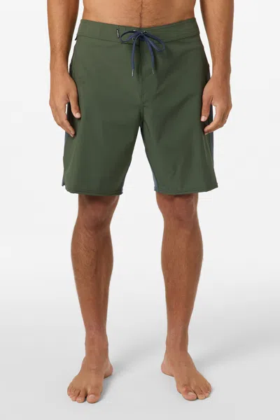 O'neill Hyperfreak Tech Solid Board Shorts In Green