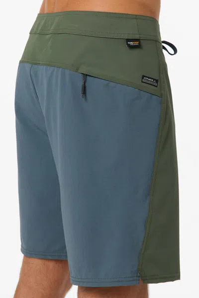 O'neill Hyperfreak Tech Solid Board Shorts In Green