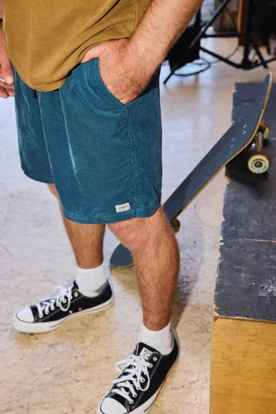 O'neill Og Corduroy Drawstring Shorts In Blue
