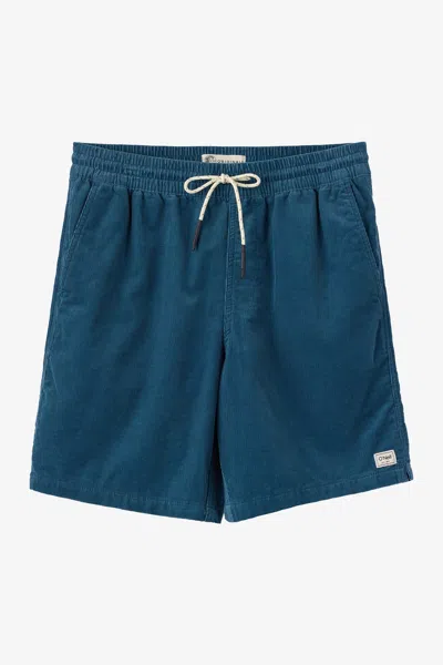O'neill Og Corduroy Drawstring Shorts In Blue