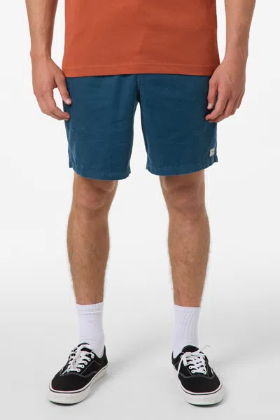 O'neill Og Corduroy Drawstring Shorts In Blue