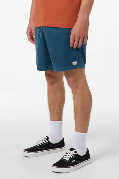 O'neill Og Corduroy Drawstring Shorts In Blue