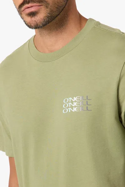 O'neill Men's Triple Stack Classic T-shirt In Green