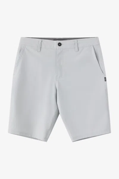 O'neill Reserve Light Check Water Repellent Bermuda Shorts In Graphite
