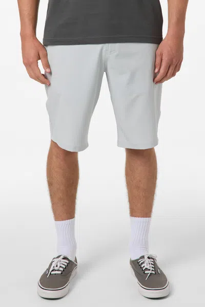 O'neill Reserve Light Check Water Repellent Bermuda Shorts In Graphite